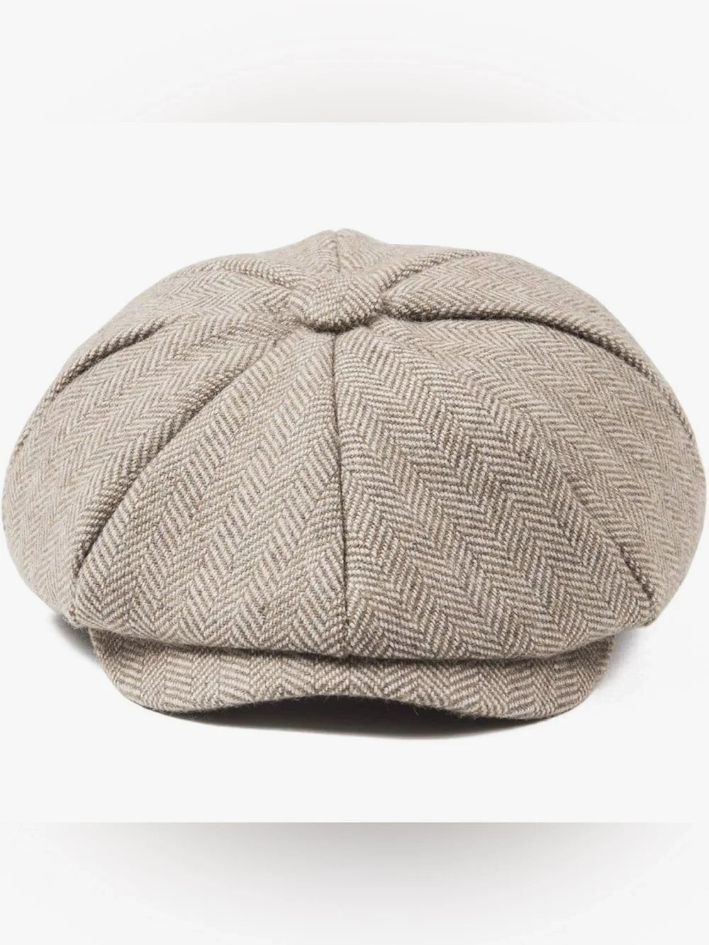 Boys Vintage Newsboy Cap Tweed Flat Beret Cabbie Hat for Kids 6/8 years Pageboy